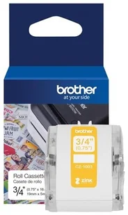 Brother CZ-1003 oryginalne etykiety (szerokość 19 mm), duża rolka - Taśmy do drukarek barwiące - miniaturka - grafika 2