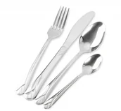 Zestawy sztućców - Kamille Codzienny komplet sztućców ze stali połysk 24el. nr 2 5238R - miniaturka - grafika 1