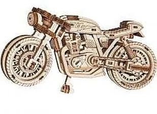 Wooden City Wooden City Puzzle 3D Motocykl CAFE RACER - Puzzle - miniaturka - grafika 2