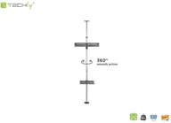 Uchwyty do telewizora - Techly Stojak podłogowo-sufitowy LCD/LED 37\"-70\" 30kg 105612 - miniaturka - grafika 1