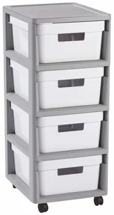 Curver REGAŁ SZAFKA INFINITY 4x11L 231557 (231559) - Szafki łazienkowe - miniaturka - grafika 4