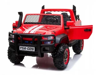 Super-Toys MEGA DZIP 4X4, MIĘKKIE KOŁA EVA, MIĘKKIE SIEDZENIE, PANEL, FULL OPCJA /YSA026 YSA-026-CZERWONY - Pojazdy elektryczne dla dzieci Super-Toys MEGA DZIP 4X4, MIĘKKIE KOŁA EVA, MIĘKKIE SIEDZENIE, PANEL, FULL OPCJA /YSA026 YSA-026-CZERWONY - Pojazdy elektryczne dla dzieci - miniaturka - grafika 5