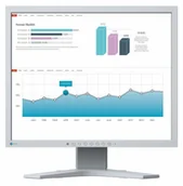 Monitory - Eizo S1934H-GY 19" szary - miniaturka - grafika 1