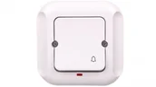 Wyłączniki światła i elektryczne - Timex elektro TOPAZ Przycisk zwierny /dzwonek/ z podświetleniem biały WP-7T/S WP-7T/S BI - miniaturka - grafika 1