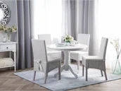 Krzesła - Beliani Zestaw 2 krzeseł rattanowych białe ANDES - miniaturka - grafika 1