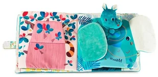 Lilliputiens LILLIPUTIENS Książeczka z mini-przytulanką wielofunkcyjna "Tato gdzie jesteś$11" Nosorożec Marius 12 m+ 83099 - Zabawki interaktywne dla dzieci - miniaturka - grafika 6