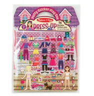 Zabawki kreatywne - Melissa Wypukłe naklejki wielorazowe Moda Ubrania - miniaturka - grafika 1