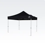 Pawilony ogrodowe - BRIMO Namiot nożycowy 3x3m - bez 3 ścian - Czarny - miniaturka - grafika 1