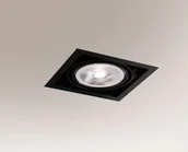 Lampy sufitowe - Shilo oprawa sufitowa Muko ES111 czarna wpuszczana 3311 - miniaturka - grafika 1