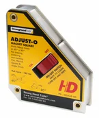 Akcesoria spawalnicze - STRONG HAND Tools Kątownik magnetyczny StrongHand Adjust-O 75 kg z włącznikiem MSA48-HD - miniaturka - grafika 1