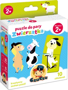 Czuczu Puzzle do pary zwierzątka 2+ - Puzzle - miniaturka - grafika 2