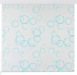 vidaXL Roleta prysznicowa 120 x 240 cm, wzór w bąbelki - Rolety - miniaturka - grafika 3