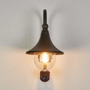 LAMPENWELT.COM Daphne - lampa zewnętrza z czujnikiem ruchu - Lampy ogrodowe - miniaturka - grafika 3