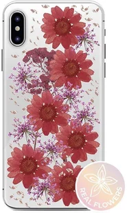 PURO Glam Hippie Chic Cover - Etui iPhone Xs Max (prawdziwe płatki kwiatów czerwone) IPCX65HIPPIEC3RED - Etui i futerały do telefonów PURO Glam Hippie Chic Cover - Etui iPhone Xs Max (prawdziwe płatki kwiatów czerwone) IPCX65HIPPIEC3RED - Etui i futerały do telefonów - miniaturka - grafika 1