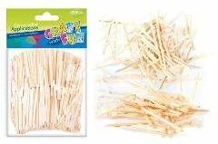 Craft with Fun Ozdoba dek drewniane patyczki naturalne 1000szt - Zabawki kreatywne - miniaturka - grafika 3