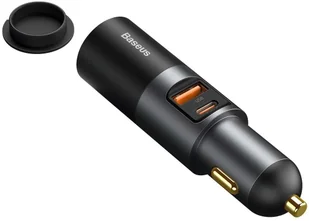 Baseus Ładowarka  Share Together + zapalniczka samochodowa CCBT-C0G BSU2782GRY - Ładowarki samochodowe - miniaturka - grafika 3