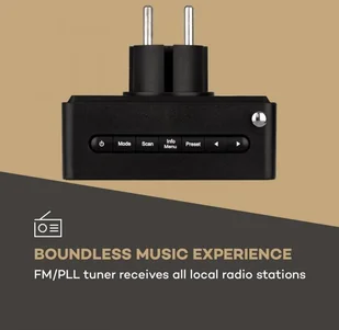 Auna DigiPlug FM Czarne - Radia - miniaturka - grafika 3