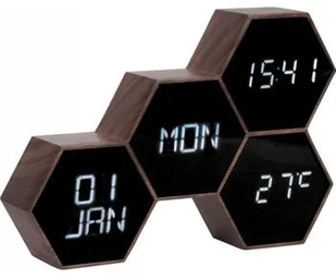 Karlsson Budzik Six In The Mix black by KA5805BK - Zegary - miniaturka - grafika 2