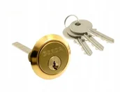 Zamki i wkładki - Gerda Wkładka Drzwiowa okrągła Rim E-1 fi 30mm 3kl - miniaturka - grafika 1