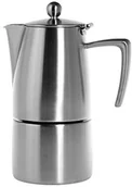 Zaparzacze i kawiarki - Slancio Ilsa dzbanek do espresso, z dnem indukcyjnym, stal nierdzewna, srebrny, na 4 filiżanki - miniaturka - grafika 1