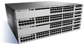 Switche - Cisco Systems Cisco Catalyst 3850  48 °F-E  Switch  L3  zarządza  48 X 10/100/1000 (POE +)  Desktop, możliwość zamontowania AN Rack WS-C3850-48F-E - miniaturka - grafika 1