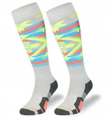 Skarpety termoaktywne - Snowboardowe skarpety Comodo STS1 j.szare merino - miniaturka - grafika 1