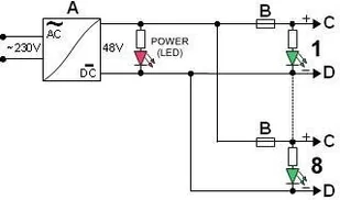 Delta Delta PATCH PANEL 8-PORTOWY Z ZASILACZEM ZR48-158/POE-8 48 V DC 3.3 A ZR48-158/POE-8 - Akcesoria do szaf serwerowych Delta Delta PATCH PANEL 8-PORTOWY Z ZASILACZEM ZR48-158/POE-8 48 V DC 3.3 A ZR48-158/POE-8 - Akcesoria do szaf serwerowych - miniaturka - grafika 9