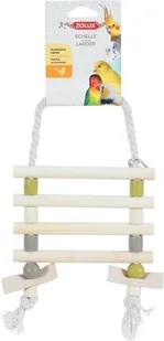 Zolux Drabinka na sznurku z drewnianymi szczeblami, różne wzory Dostawa GRATIS od 99 zł + super okazje - Klatki i wyposażenie dla ptaków - miniaturka - grafika 3