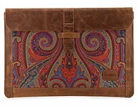 Torby na laptopy - Londo Londo Torba na rękaw z prawdziwej skóry na MacBook Pro  15 i 16 cali, OTTO183 OTTO183 - miniaturka - grafika 1