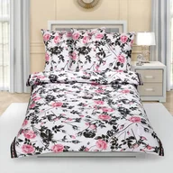 Pościel - Pościel bawełniana Dzika róża, 140 x 200 cm, 70 x 90 cm, 140 x 200 cm, 70 x 90 cm - miniaturka - grafika 1