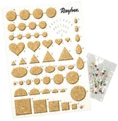 Quilling - Rayher Hobby Rayher 71932000 szablony do quillingu, korkowa podkładka, wymiary 210 x 150 x 8 mm, różne kształty z igłami 71932000 - miniaturka - grafika 1