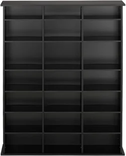 tectake Regał CD Stevie - czarny 403619 - Regały - miniaturka - grafika 3