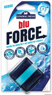General Fresh Kostka do WC BLU FORCE do spłuczki 50g morze - Środki do WC - miniaturka - grafika 2