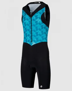 ASSOS ASSOS Strój triathlonowy męski TRIATOR NS SPEEDSUIT Adamant Blue - Bielizna sportowa męska - miniaturka - grafika 4