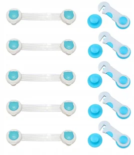 Zabezpieczenie Szafek Szuflad Mebli Blokada 10 szt - Zabezpieczenia dla dzieci - miniaturka - grafika 2