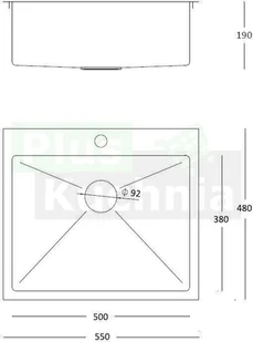 QUADRON RUSSEL 110 złoty (HB7910PVDBSG1) HB7910PVDBSG1 - Zlewozmywaki - miniaturka - grafika 2