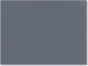 NAGA Szklana Tablica magnetyczna szara 60x80 10310 - Tablice i flipcharty - miniaturka - grafika 2