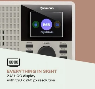Auna DR-160 BT Biały - Radia - miniaturka - grafika 6