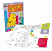 Zabawki kreatywne - MULTIGRA Multigra, kolorowanka Ślady i tropy - miniaturka - grafika 1