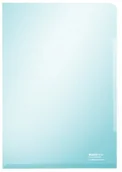 Teczki i skoroszyty - Leitz 41530235 Premium przed wzrokiem pokrowiec, PCW, błyszczący, 150 mikronów, na 30 arkuszy, DIN A4, niebieski, 100 sztuk 41530235 - miniaturka - grafika 1
