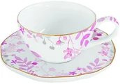 Filiżanki - Nuova R2S Easy life FILIŻANKA PORCELANOWA Z TALERZYKIEM - Amazonia Paradise 250 ml (1589 PARA) 1589 PARA - miniaturka - grafika 1