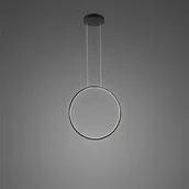 Lampy sufitowe - Altavola Design lampa wisząca Ledowe okręgi No 1 czarny in 4k 5902249036459 - miniaturka - grafika 1