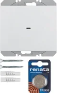 Systemy inteligentnych domów - Berker Hager Hager KNX RF K.1/K.5 biały ścienny nadajnik radiowy 1-krotny płaski quicklink B_85655279 - miniaturka - grafika 1