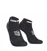 Skarpetki sportowe męskie - Compressport compress port męska V3 Sock Low napęd Socke głęboko, czarny, T2 CS1RSLV399T2 - miniaturka - grafika 1
