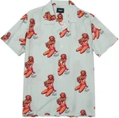 Koszule męskie - HUF koszula męska HUF ROCKIN JELLY BEAN SHIRT Mint - miniaturka - grafika 1