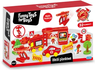 Artyk Klocki Piankowe 3D Straż Pożarna Remiza - Klocki - miniaturka - grafika 2