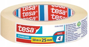 Tesa Taśma maskująca malarska standard 50m x 25mm - Folie i taśmy malarskie - miniaturka - grafika 2