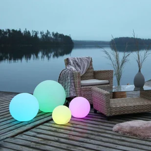 Best Season Funktionale LED-Kugel Twilights mit Fernbed. 20cm - Lampy ogrodowe - miniaturka - grafika 4