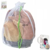 Środki do prania - WIĄZANY WOREK SIATKA DO PRANIA - miniaturka - grafika 1