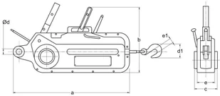 220 Wciągnik linowy bez liny udźwig 0,8 T) 22076811 76811-uniw - Wciągarki 220 Wciągnik linowy bez liny udźwig 0,8 T) 22076811 76811-uniw - Wciągarki - miniaturka - grafika 3